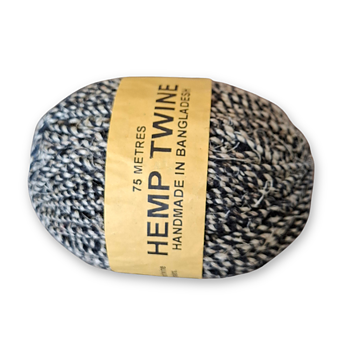 Hampasnöre Svartvit - Fairtrade