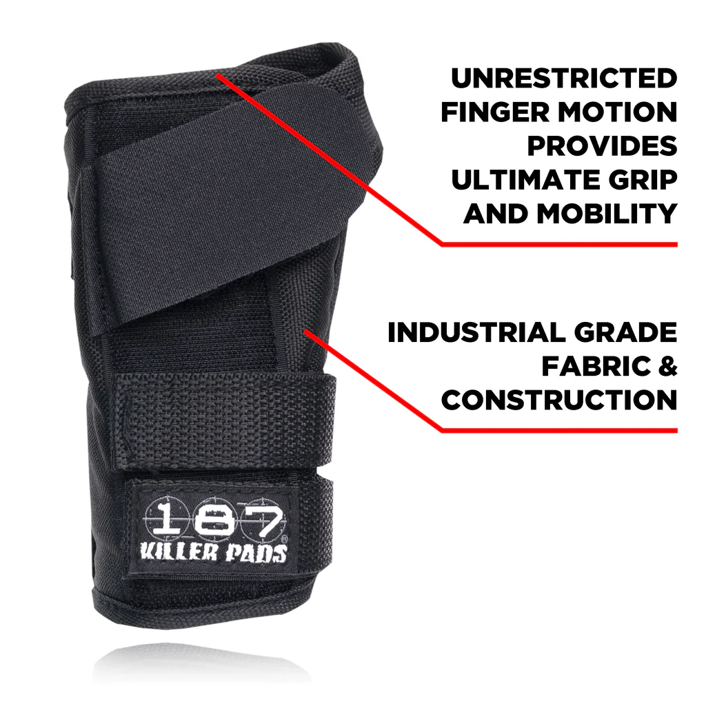 187 Killer Pads Pro Wrist Guards Black - 2
