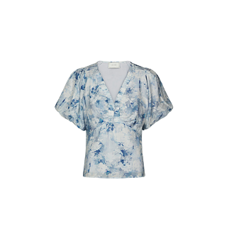 Neo Noir Irina Floral Fusion Blouse