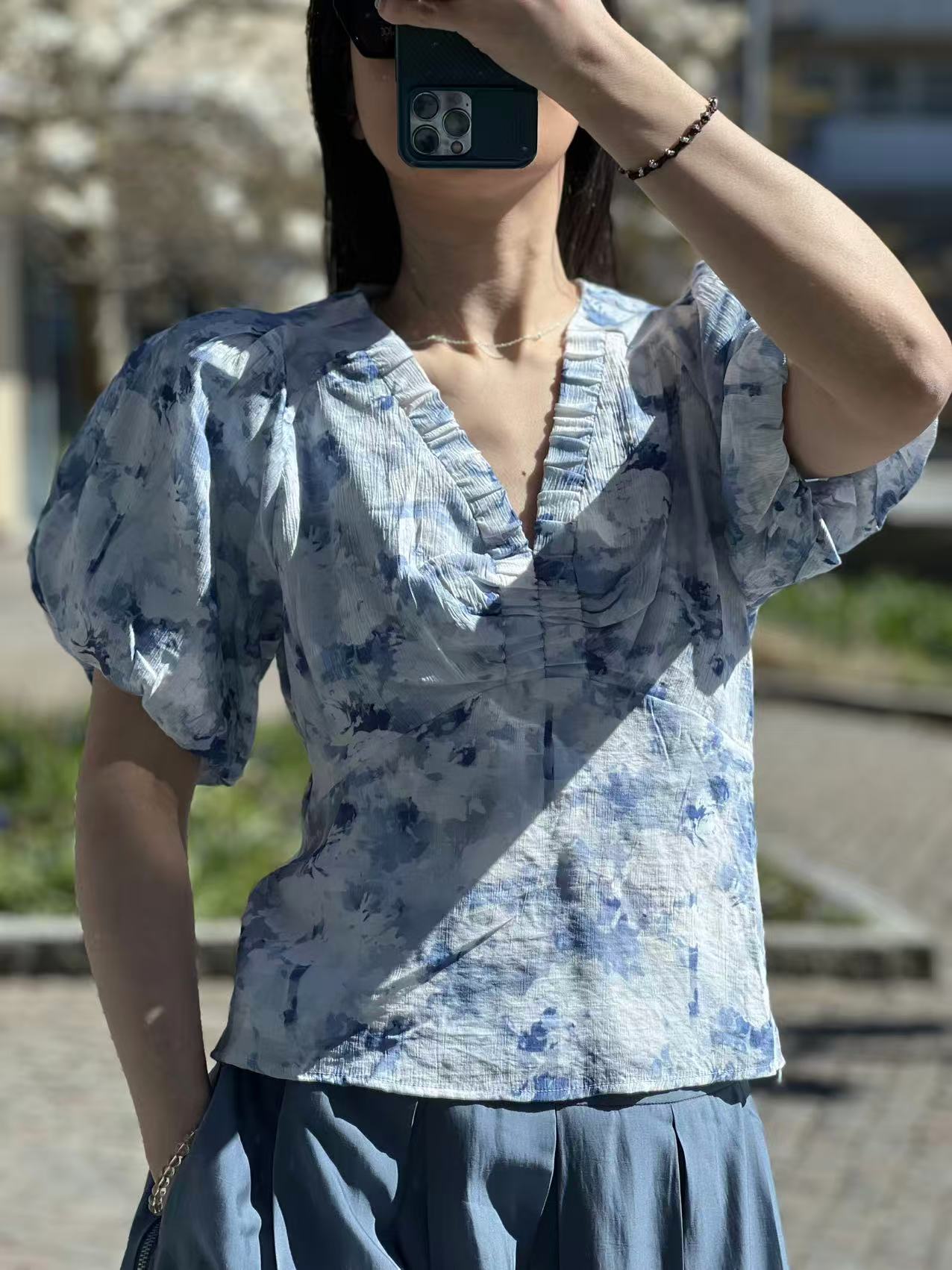 Neo Noir Irina Floral Fusion Blouse - 2