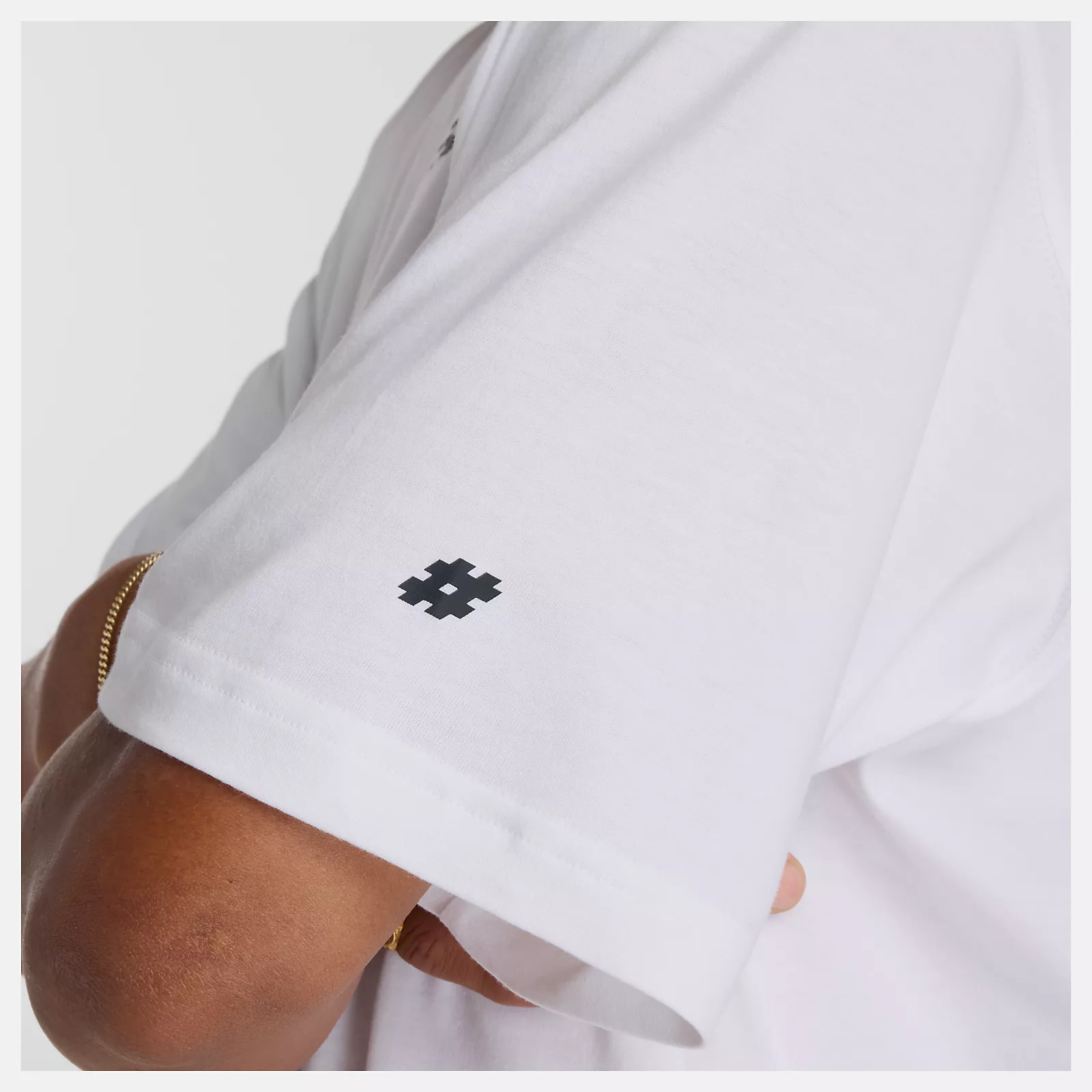 New Balance Numeric Small Logo T-Shirt White - 6