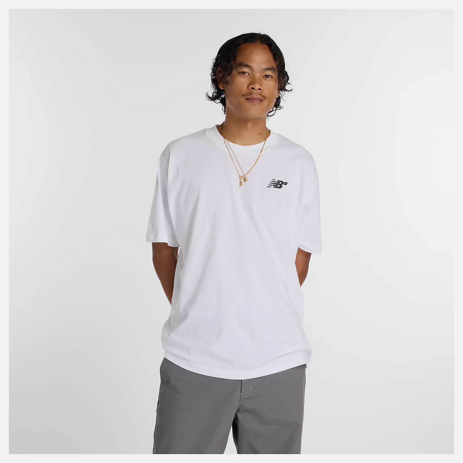 New Balance Numeric Small Logo T-Shirt White