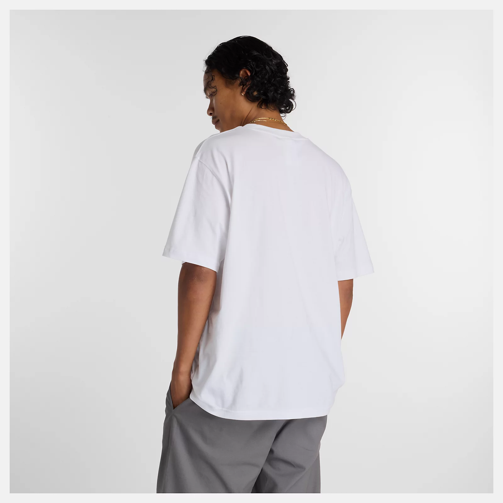 New Balance Numeric Small Logo T-Shirt White - 3