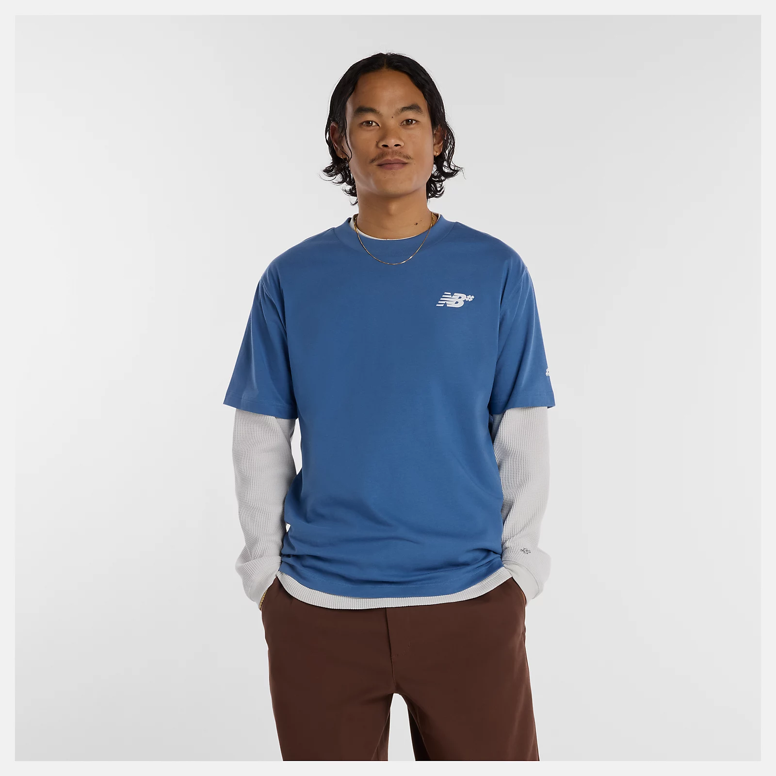 New Balance Numeric Small Logo T-Shirt Magic Blue