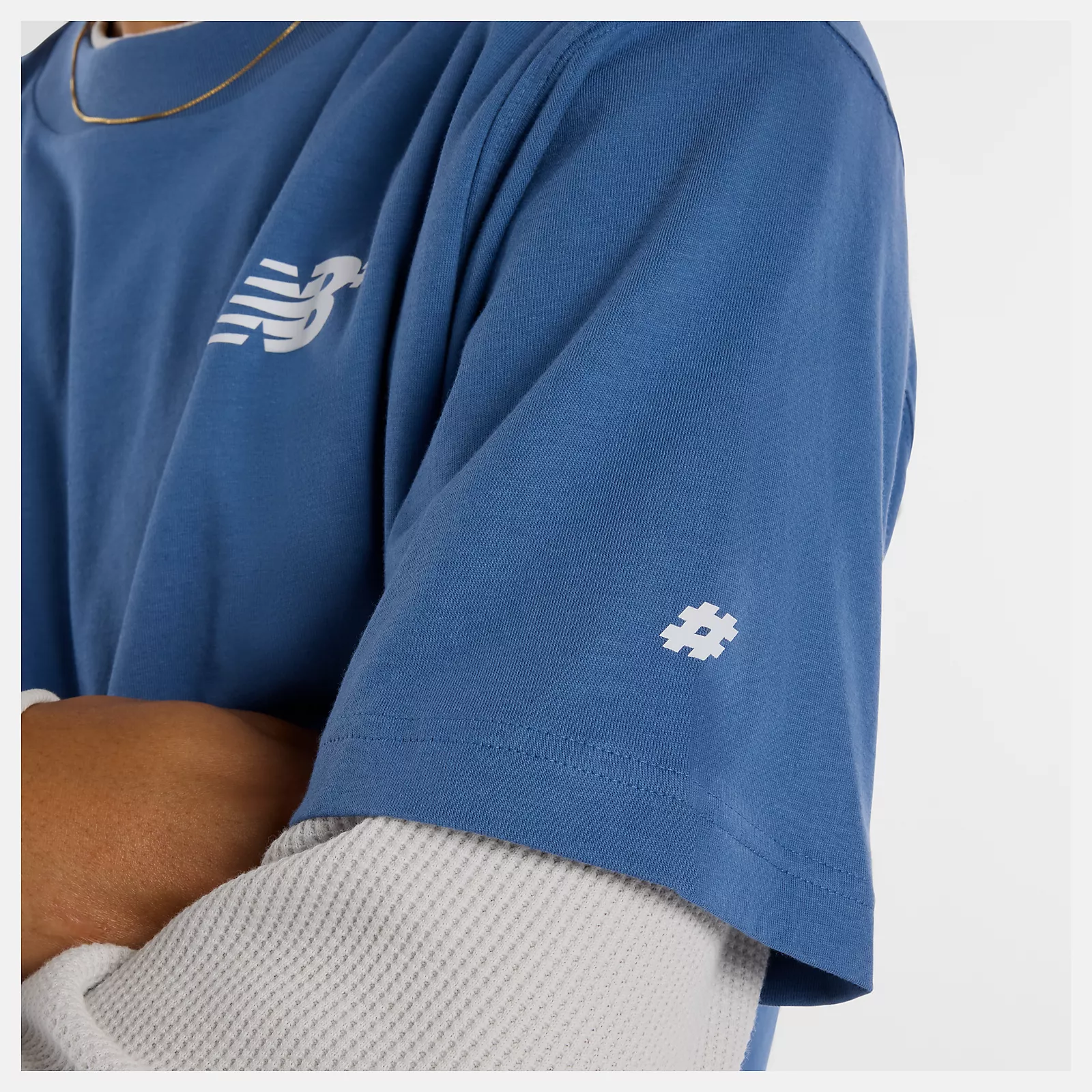 New Balance Numeric Small Logo T-Shirt Magic Blue - 6