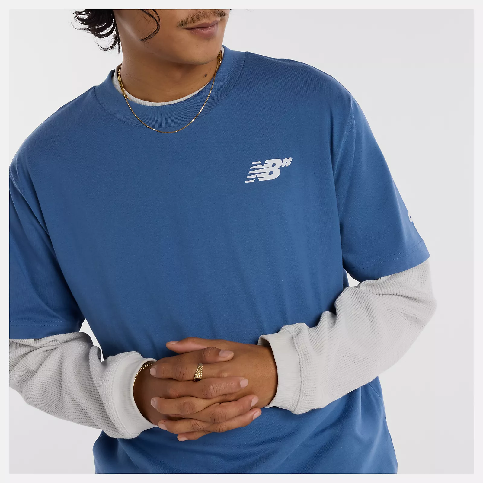 New Balance Numeric Small Logo T-Shirt Magic Blue - 5