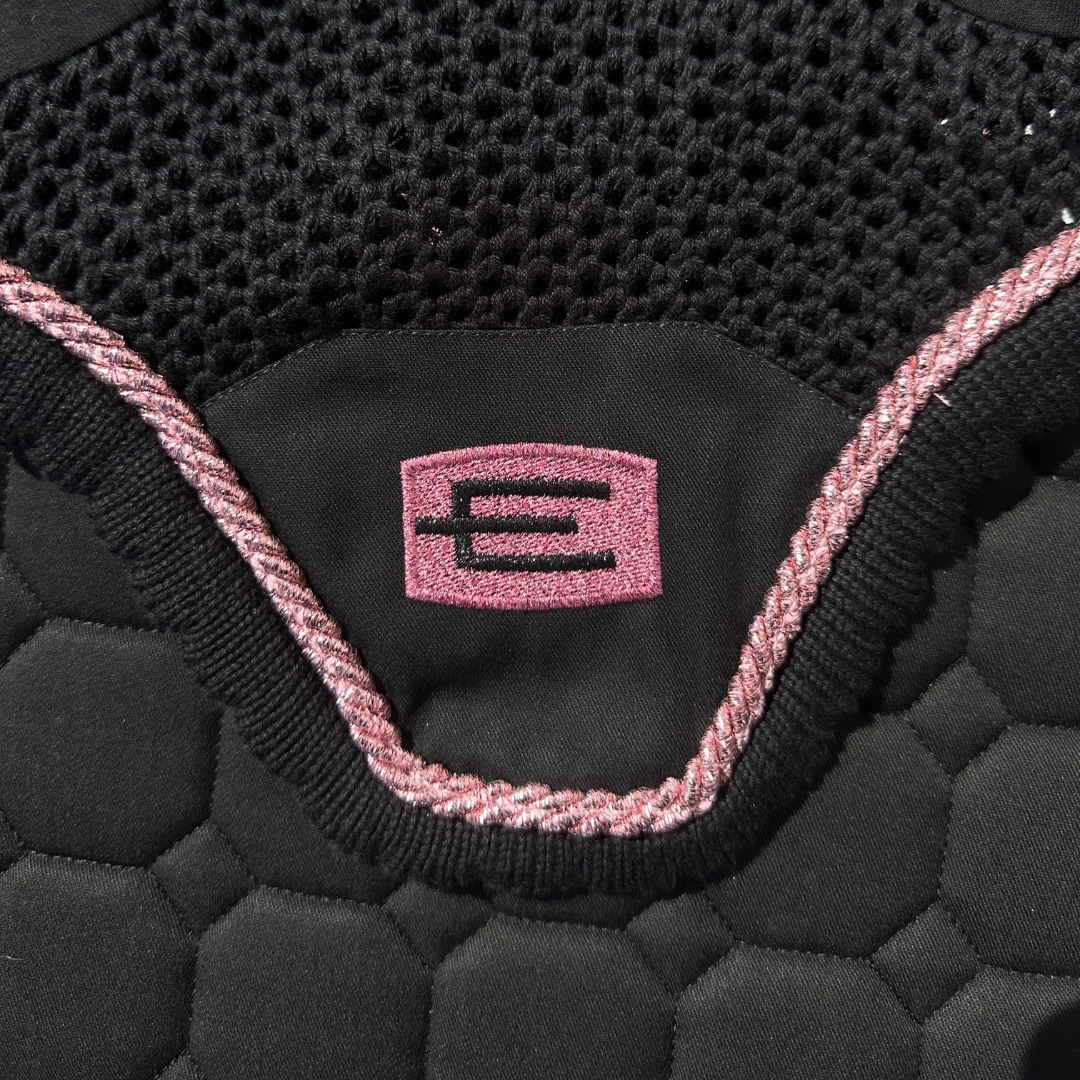 EQUILINE HUVA MED E-LOGGA BLACK GL.PINK - 2