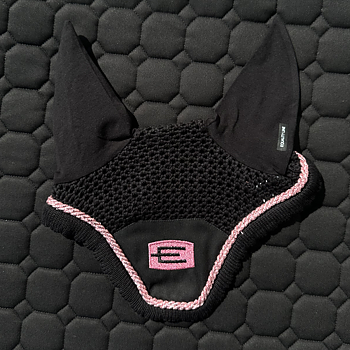 EQUILINE HUVA MED E-LOGGA BLACK GL.PINK