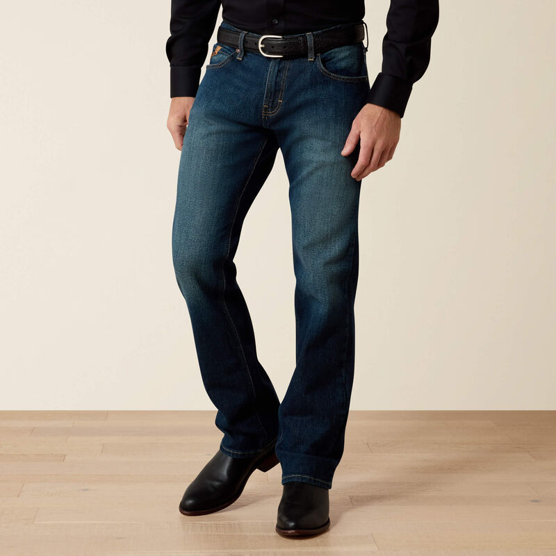 ARIAT MEN JEANS M7 ROCKER STRETCH STRAIGHT LEG  - 3