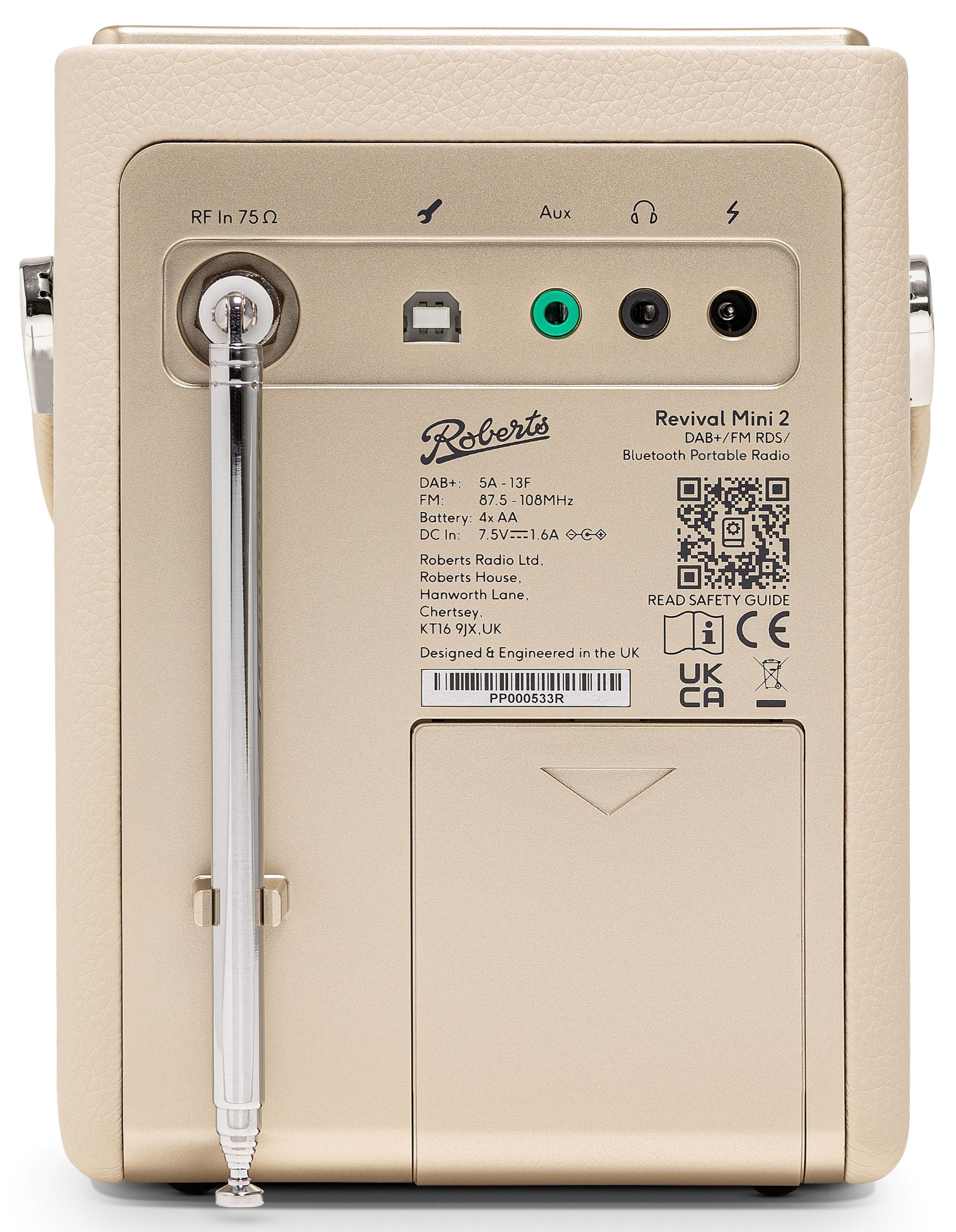 Roberts Radio MINI 2 Cream - 4