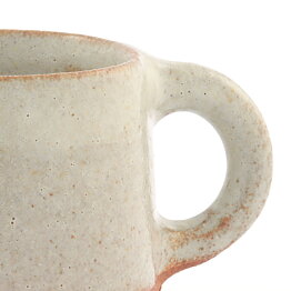 Signe Persson-Melin (1960s) Rustic Coffee Mug with Off-White Glaze 9 cm  [Sample Images] 