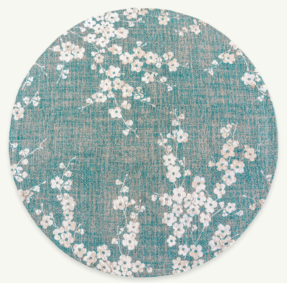 Sakura Lake Blue 240cm Rund - 2