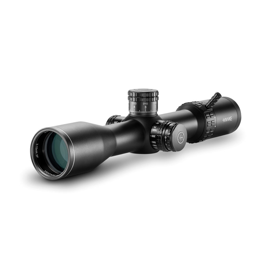 Hawke Vantage HD 34 FFP 3-15x44 Mil Pro II Belyst