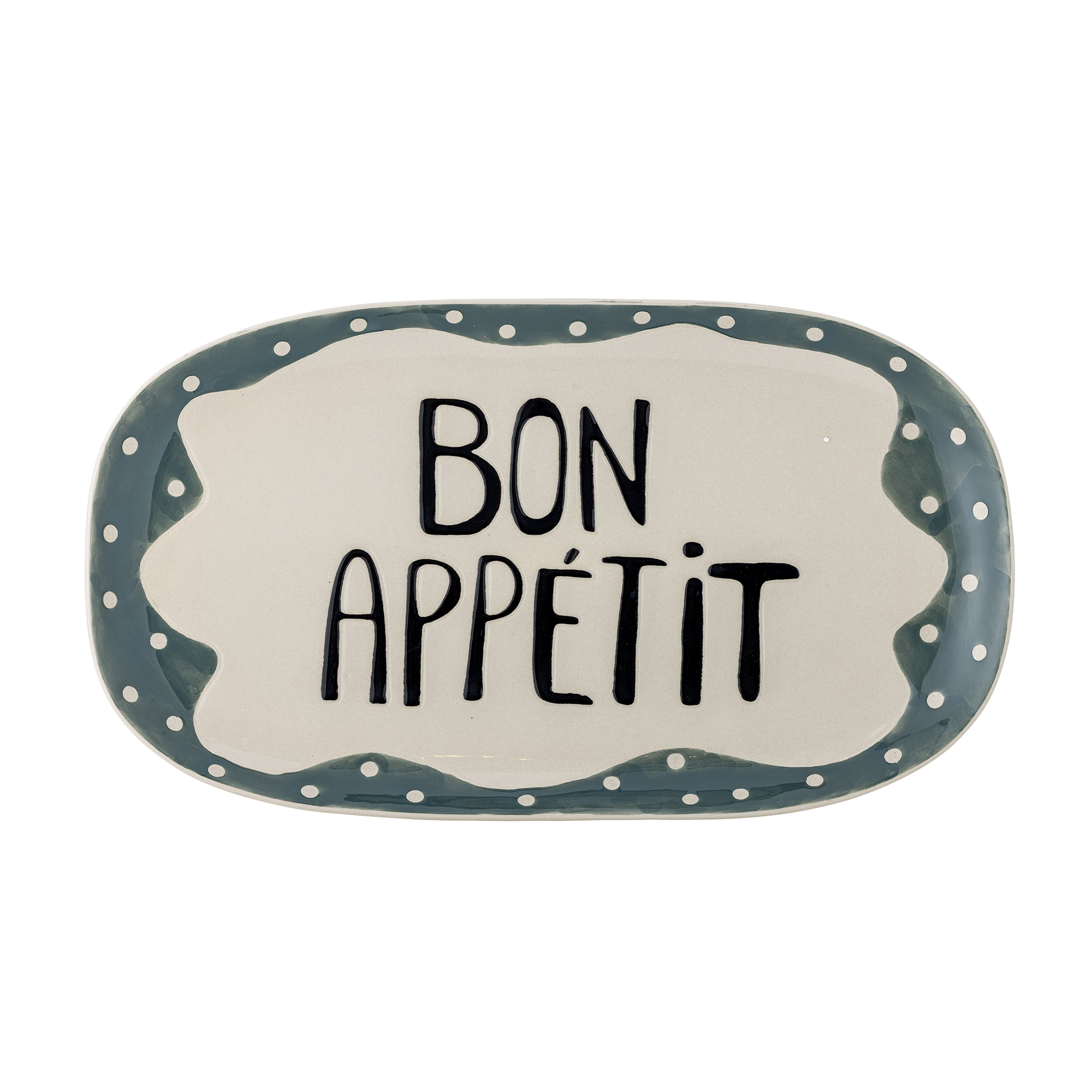 Bloomingville Soline Serveringsfat Bon Appetit Multi 40x25 cm - 2