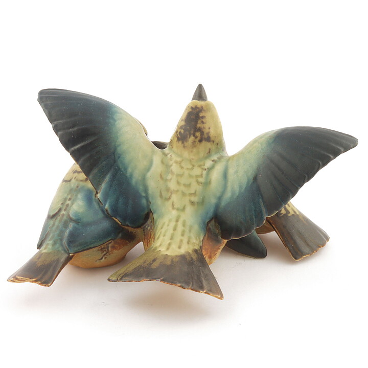 Jens Peter Dahl-Jensen (20th Century) Birds Figurine "Protection" 20 cm #1670