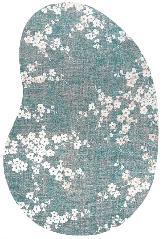 Sakura Lake Blue 235x340cm