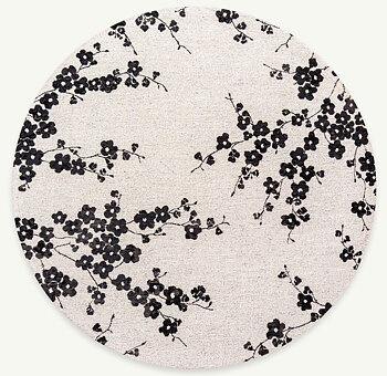 Sakura Night Snow 140cm Rund