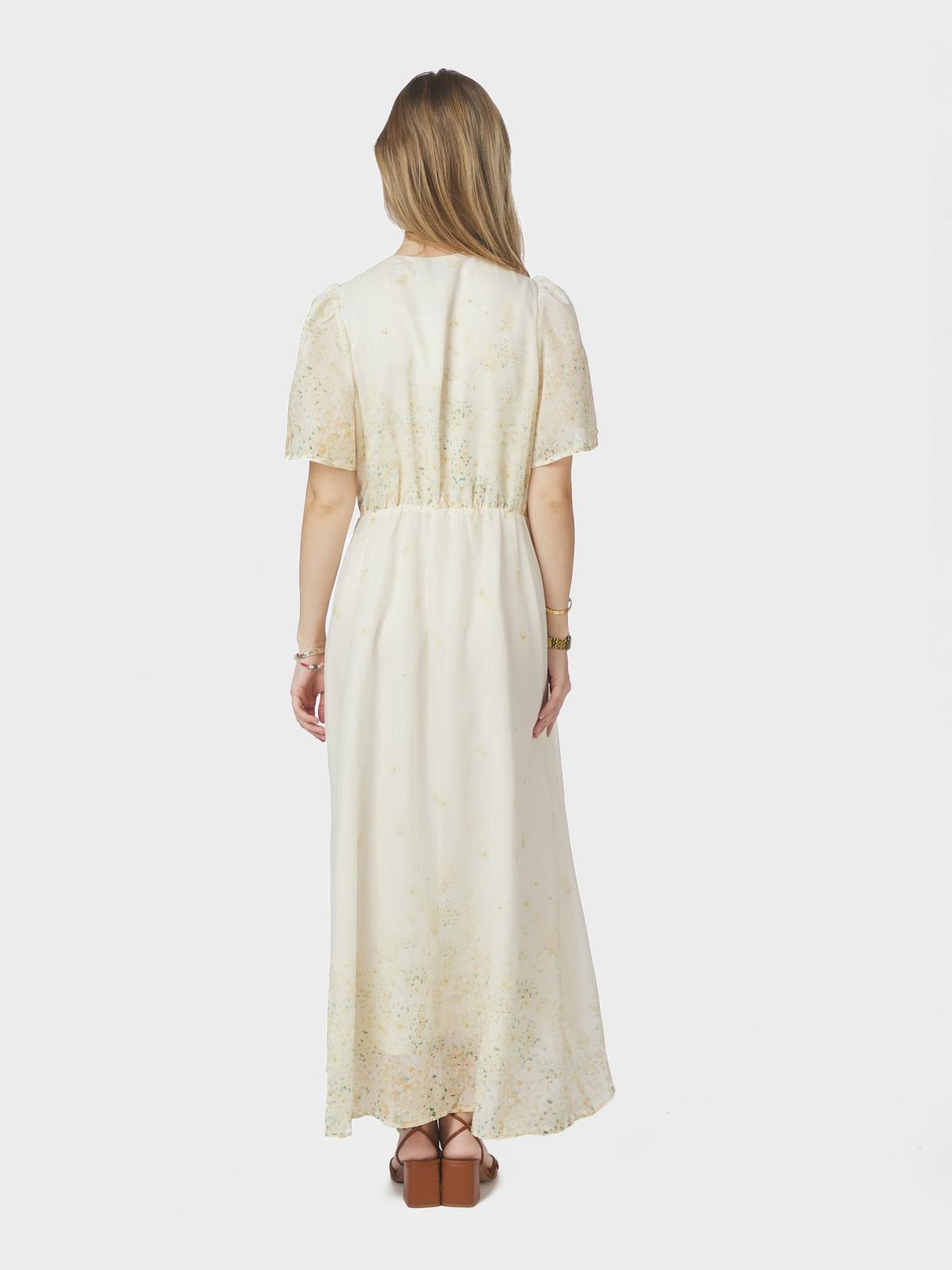 Neo Noir Serna Gardenia Dress, Light Yellow - 4