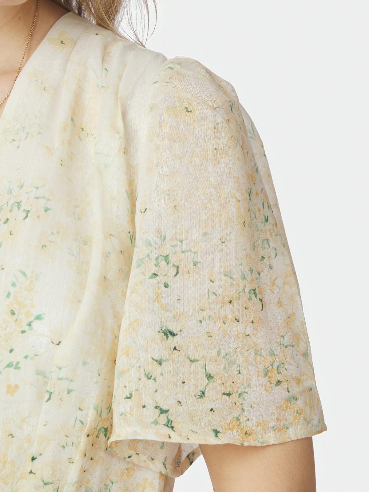 Neo Noir Serna Gardenia Dress, Light Yellow - 5