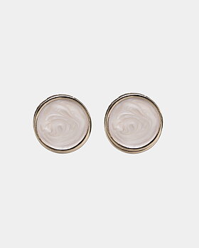 Ava Pearl Earrings Pearl White