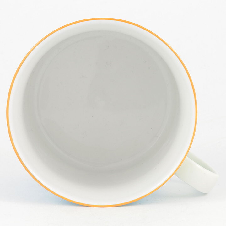 Signe Persson-Melin (Primeur 1978) Blue Classic Coffee Cup with Terracotta Border 9 cm (No Saucer)  [Sample Images]