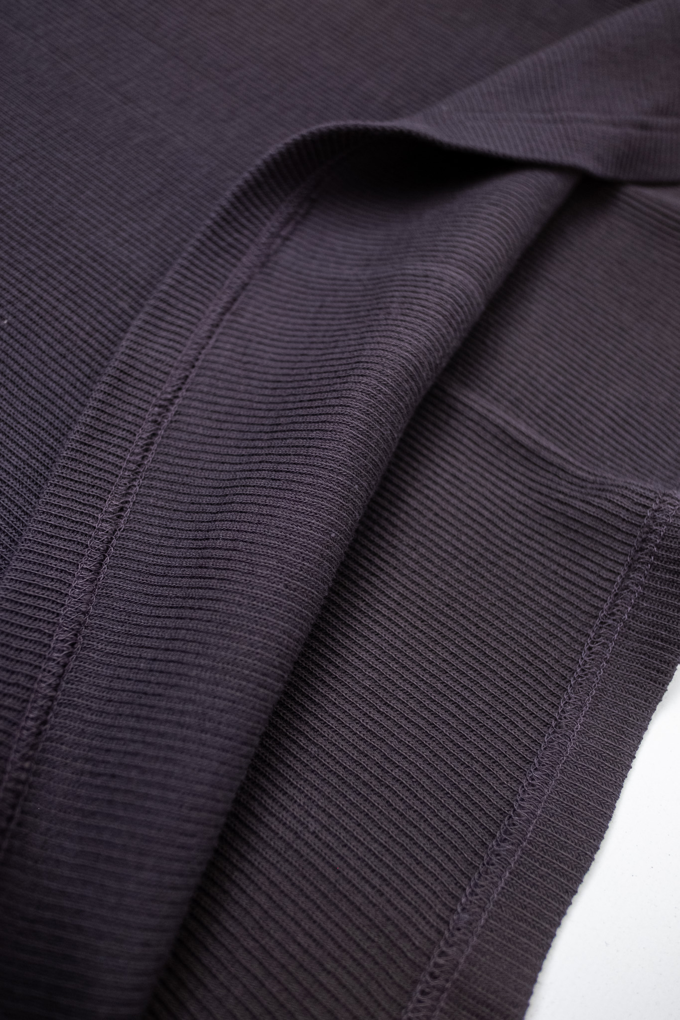 Hermansson Folktrikå - Lahmann Henley Shirt Charcoal - 7