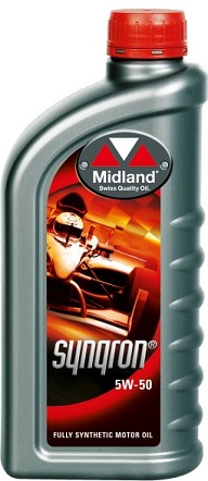 Midland 5W-50 Synqron Racing 12 Liter  21740  (Specialpris Racing) - 2