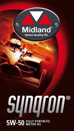 Midland 5W-50 Synqron Racing 12 Liter  21740  (Specialpris Racing)