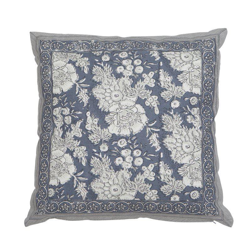 Kuddfodral Provence blå shabby chic lantlig stil Gårdsromantik
