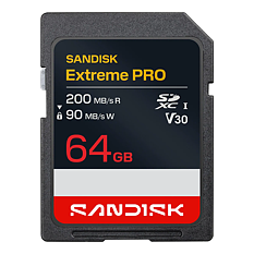 Sandisk Extreme Pro 64GB 200/90MB/s C10 UHS U3 V30 RPD2