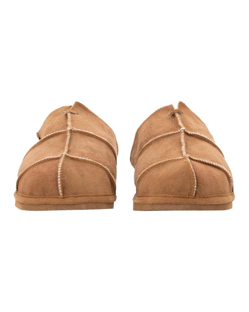 Fårskinns toffel Allan Antique Cognac  - 2