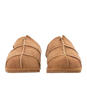 Fårskinns toffel Allan Antique Cognac 