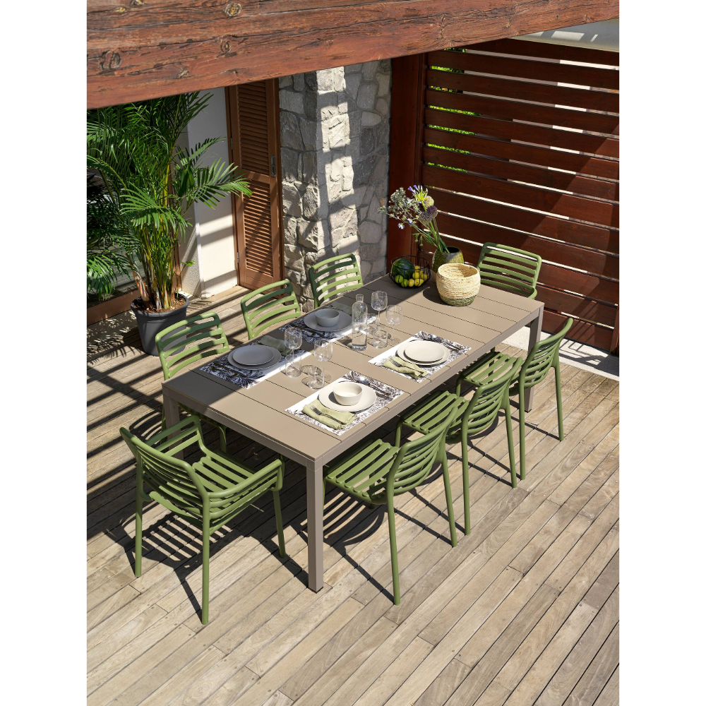 Rio Alu Bord 210-280x100 cm Utdragbart - Nardi Outdoor - 6