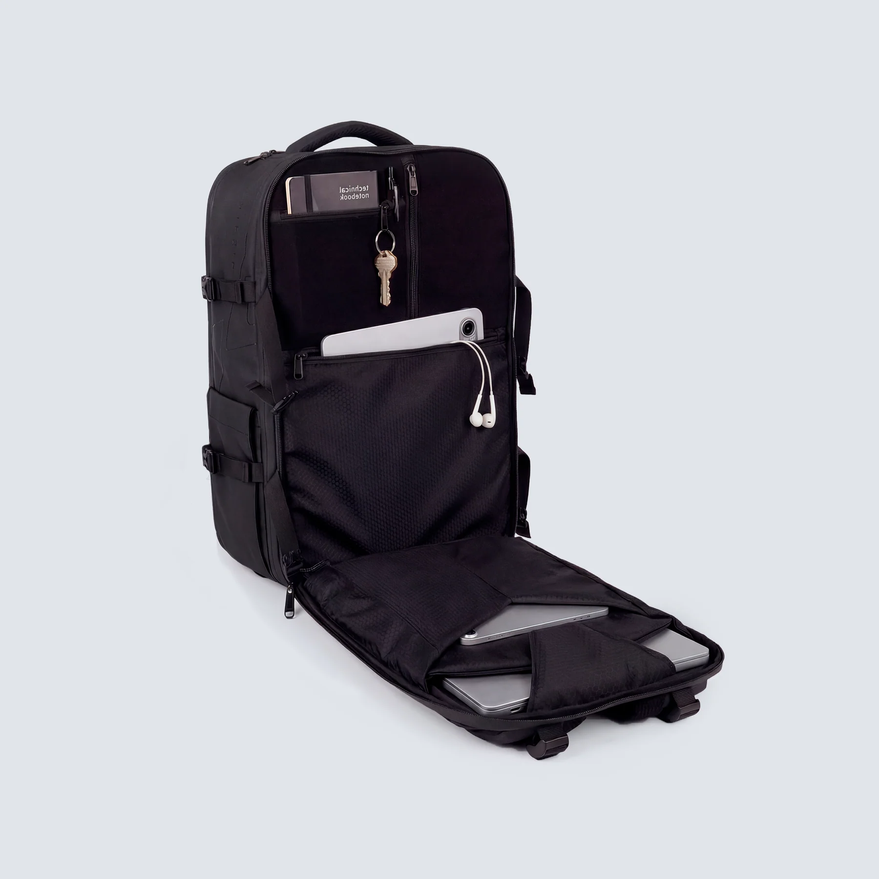 Picsil - Horizon Backpack - Modular Backpack 26-33L - Svart - 2