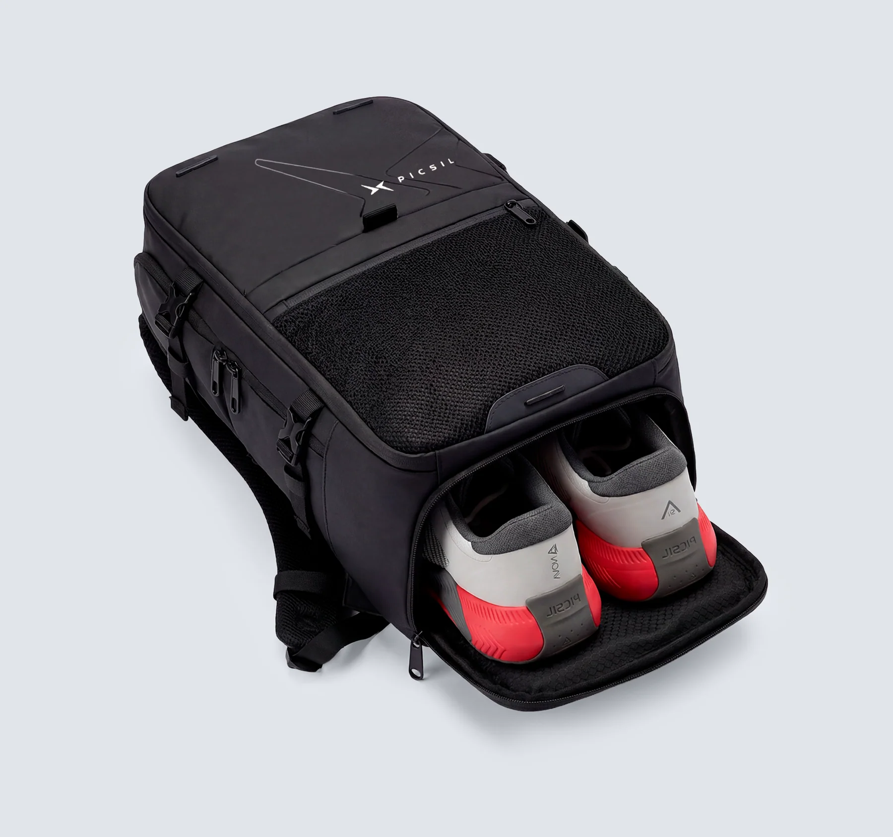 Picsil - Horizon Backpack - Modular Backpack 26-33L - Svart - 3