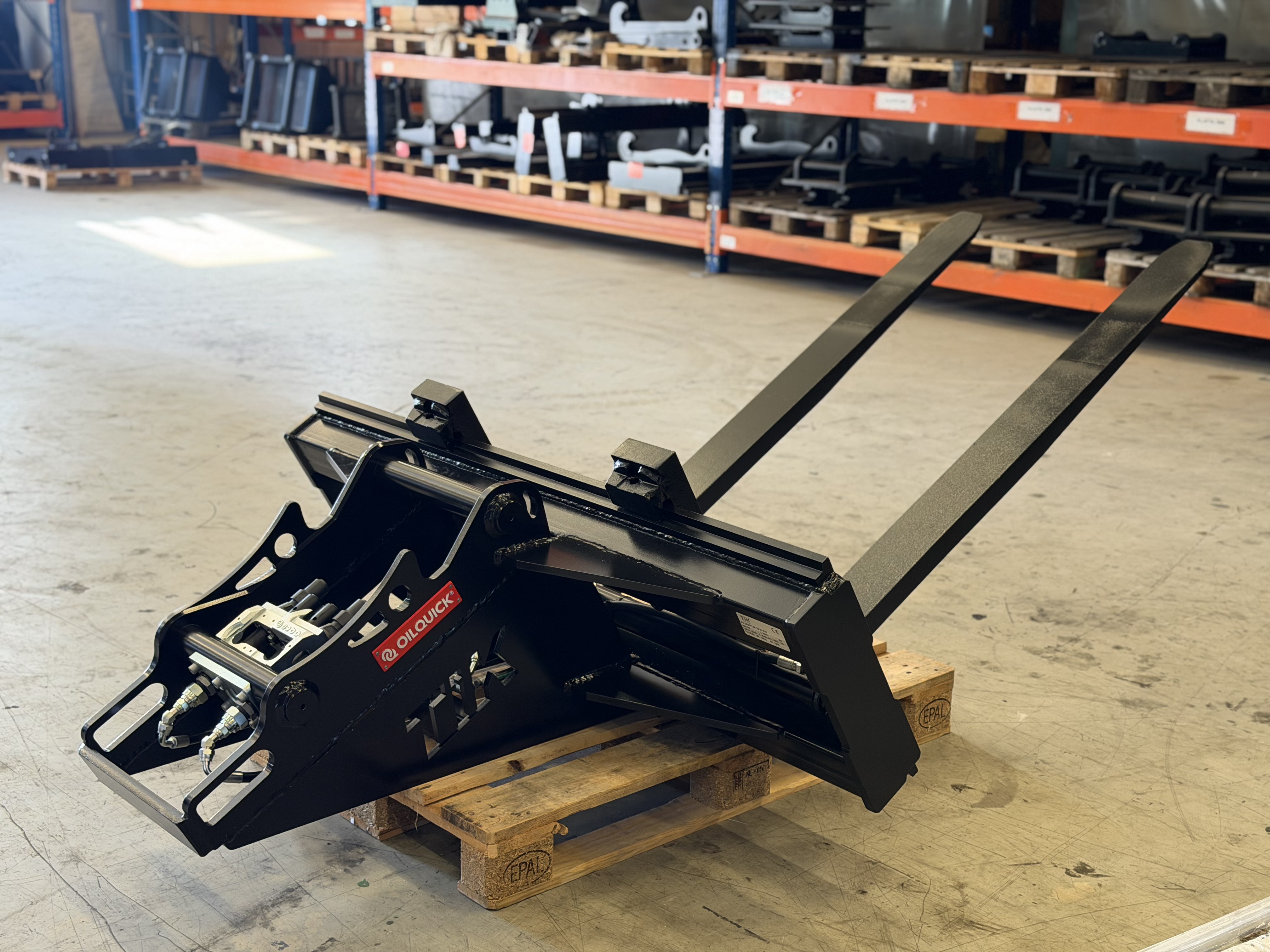 Hydrauliska pallgafflar grävmaskin 5,0 ton S60 - 3
