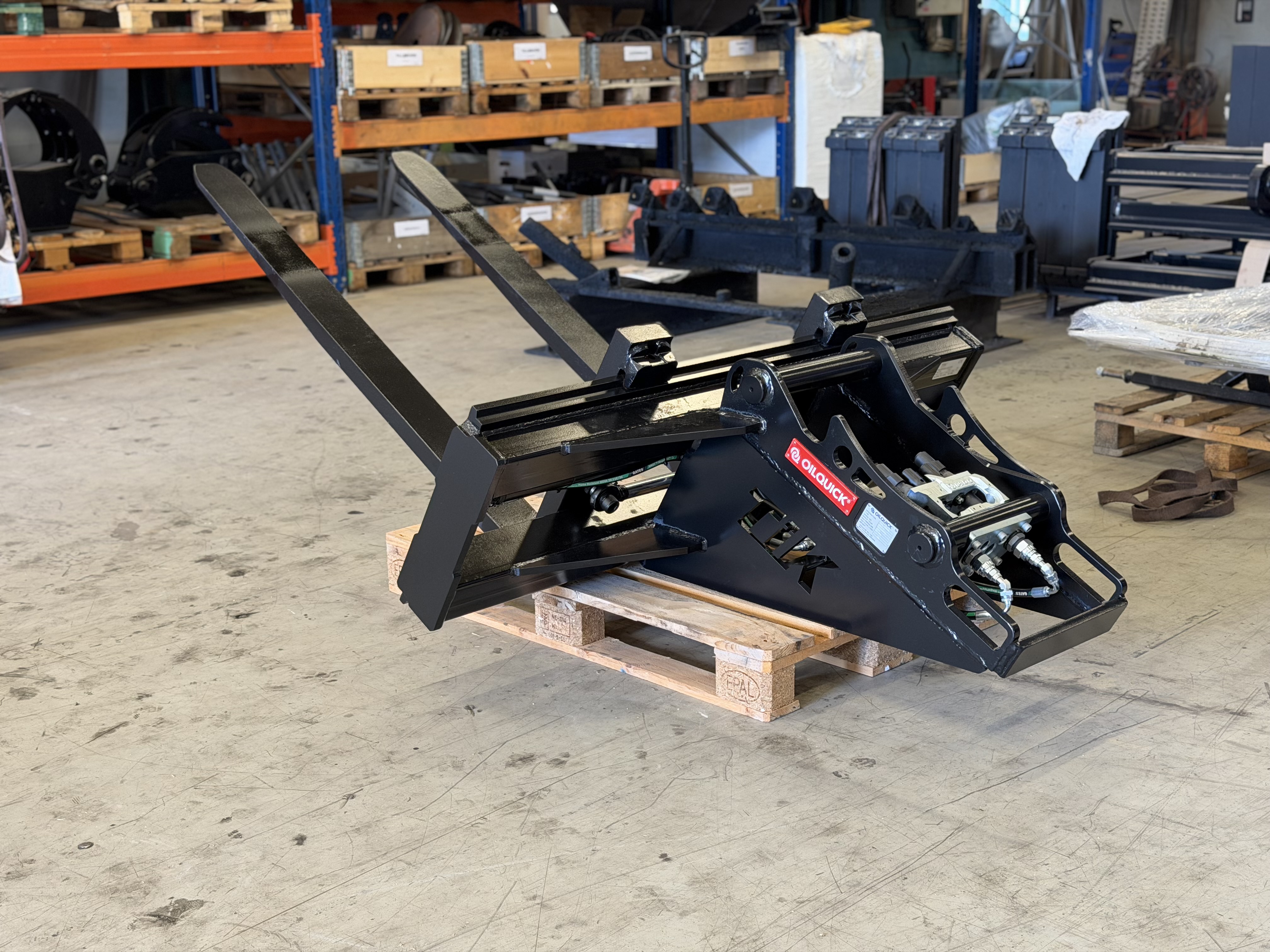 Hydrauliska pallgafflar grävmaskin 5,0 ton S60 - 4