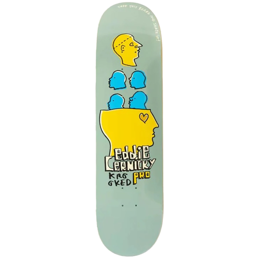 Krooked Skateboard - Eddie Take This 8.25