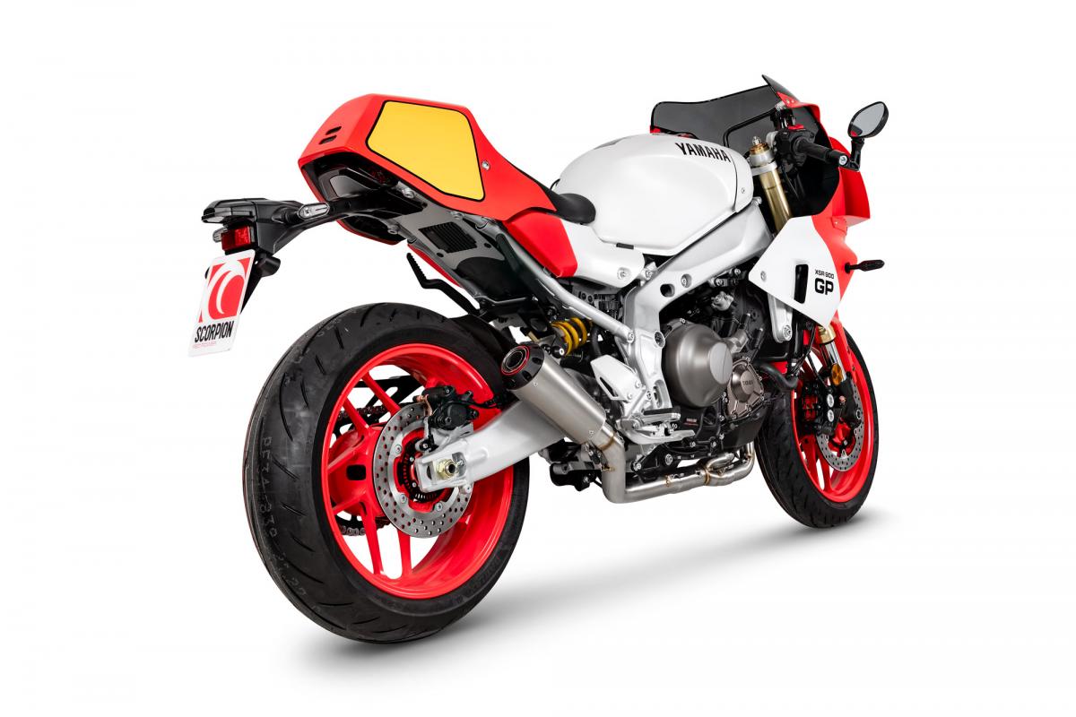 Yamaha XSR 900 GP Red Power Fullt avgassystem Titanium Sleeve - 2