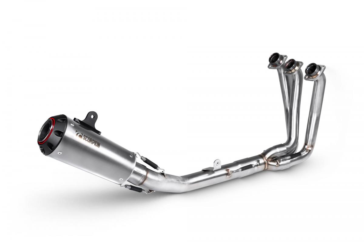 Yamaha XSR 900 GP Red Power Fullt avgassystem Titanium Sleeve