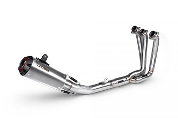 Yamaha XSR 900 GP Red Power Fullt avgassystem Titanium Sleeve