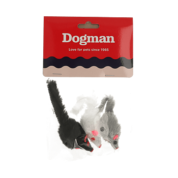 Dogman Kattleksak  Möss 3-pack