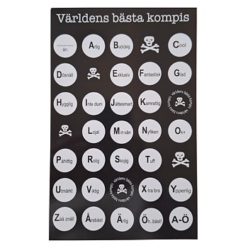 Miniposter/Kort Världens Bästa 