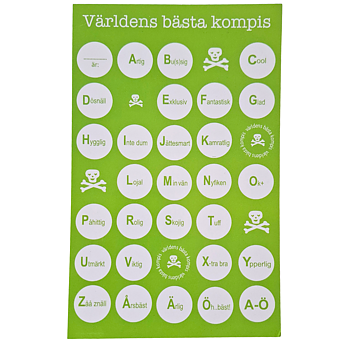 Miniposter/Kort Världens Bästa 