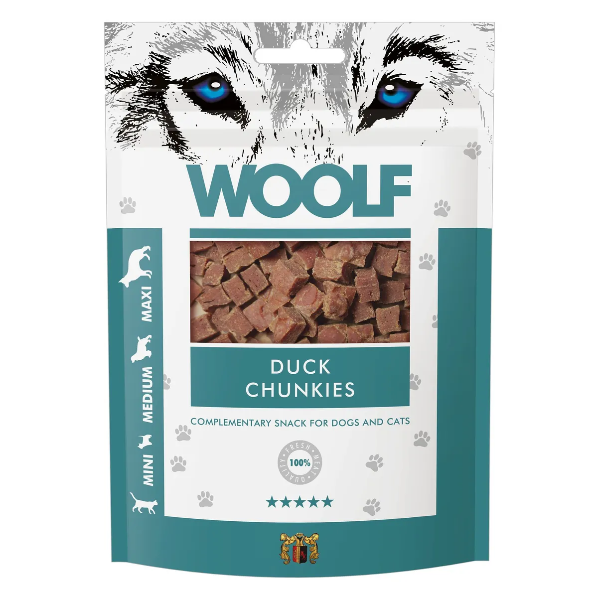 Woolf Chunkies Duck 100g