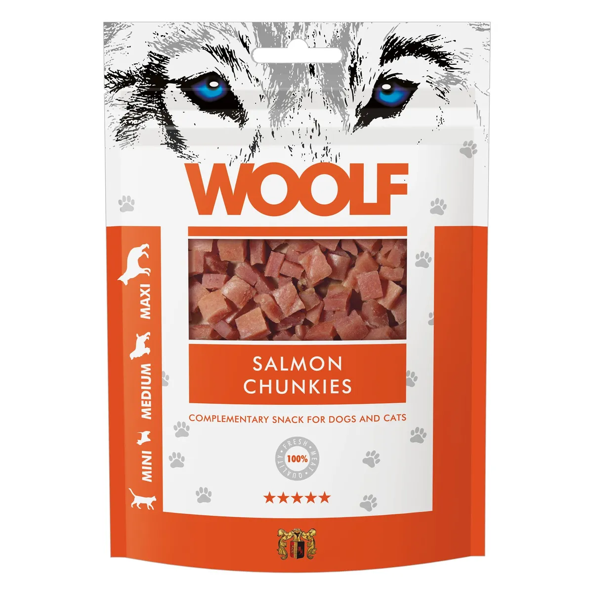 Woolf Chunkies Salmon 100g