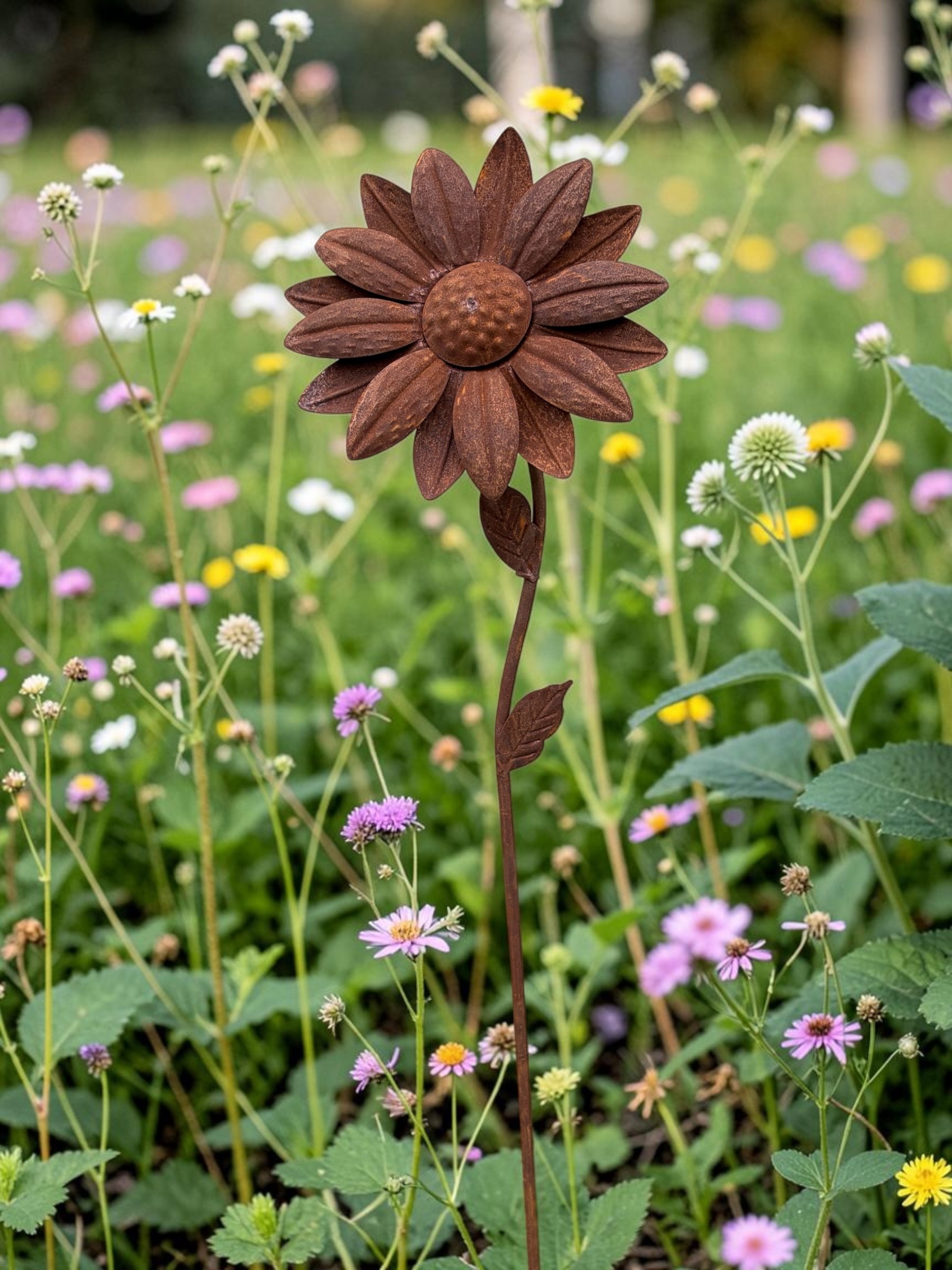 AUF LAGER CA IN OKTOBER/Grosse Sonnenblume 3D am Stecker/6 Stück pro Packung
