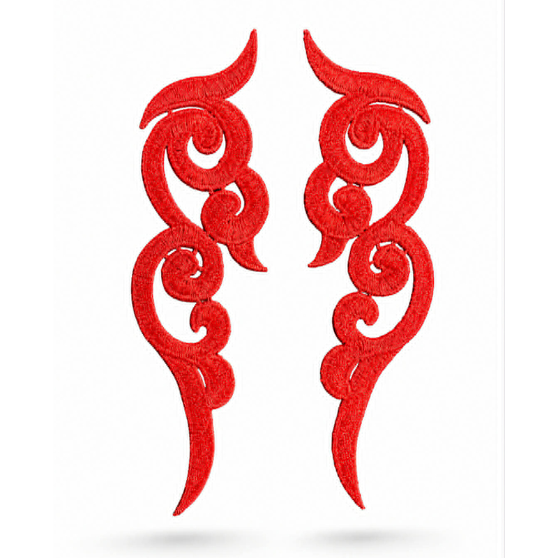 ORNAMENT  - röd - 2