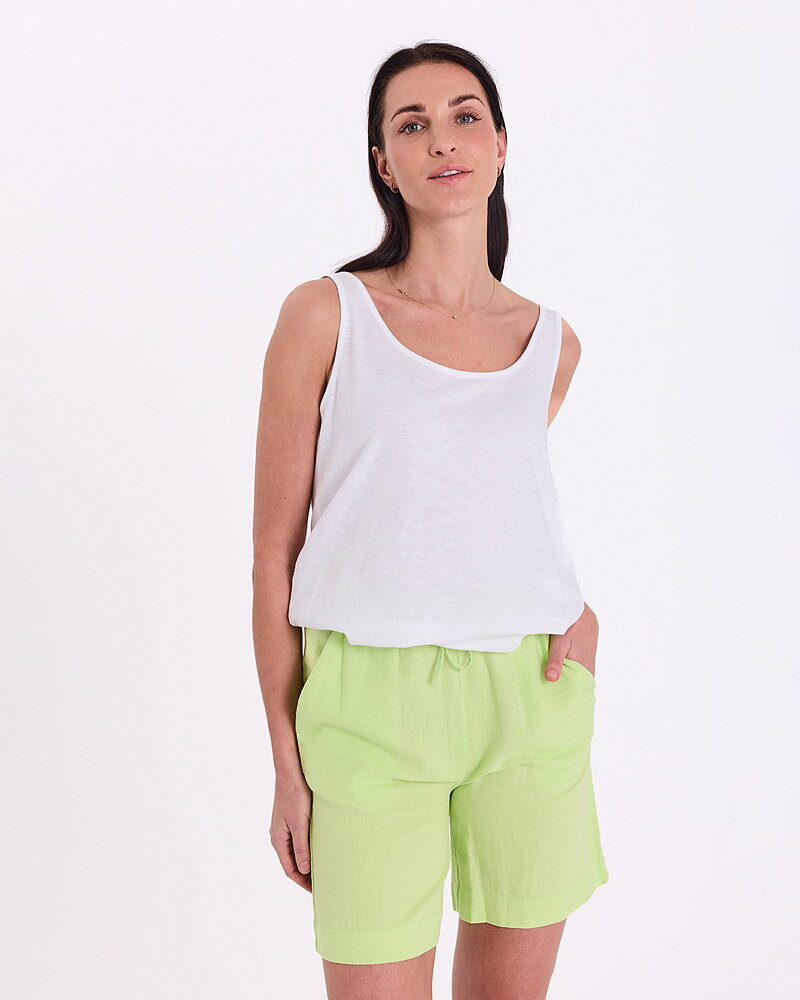 Shorts linnemix Lava sharp green limegrön