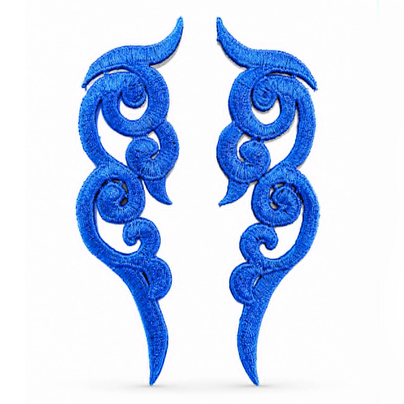 ORNAMENT  - blå - 2